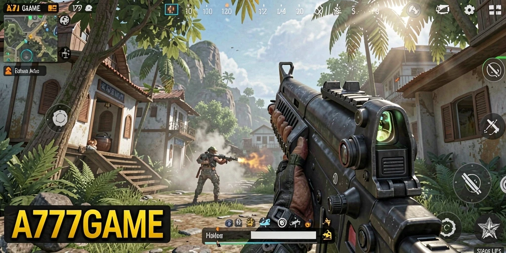 Gameplay A777GAME yang mendebarkan di setiap sudut medan tempur.