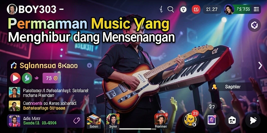 Tampilan gameplay BOY303 yang dinamis dan penuh warna.