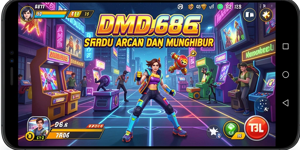 Screenshot gameplay DMD686 yang penuh aksi dan tantangan.