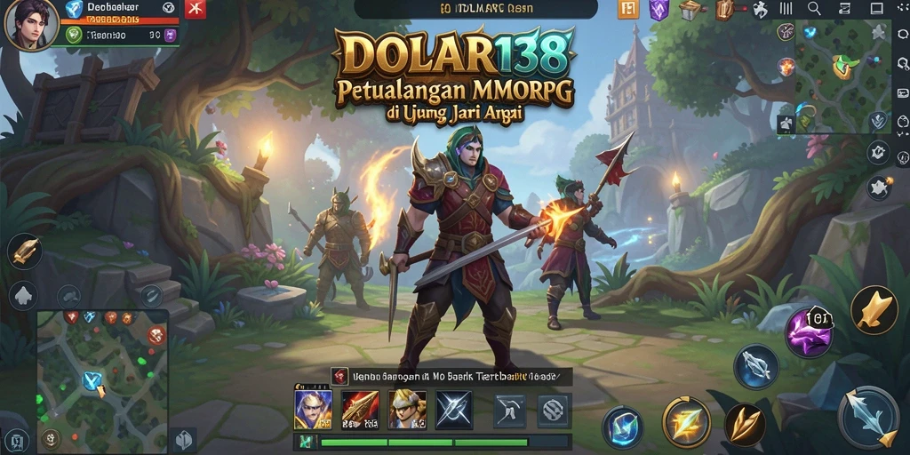 Screenshot gameplay DOLAR138 yang menunjukkan karakter beraksi di medan pertempuran.