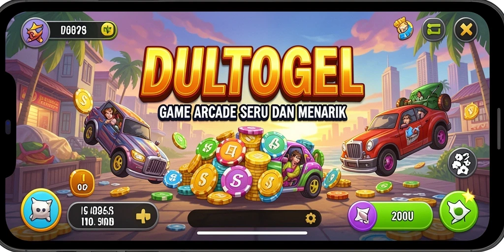 Tampilan gameplay DULTOGEL yang menawan dan penuh warna.