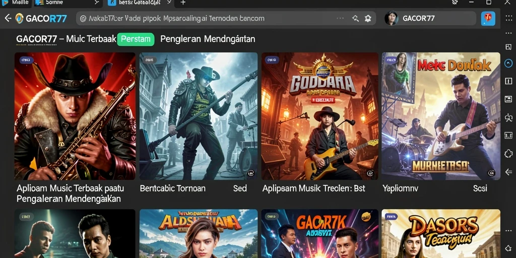 Tampilan menarik screenshot gameplay <strong>GACOR77</strong> yang menunjukkan interaksi musik.
