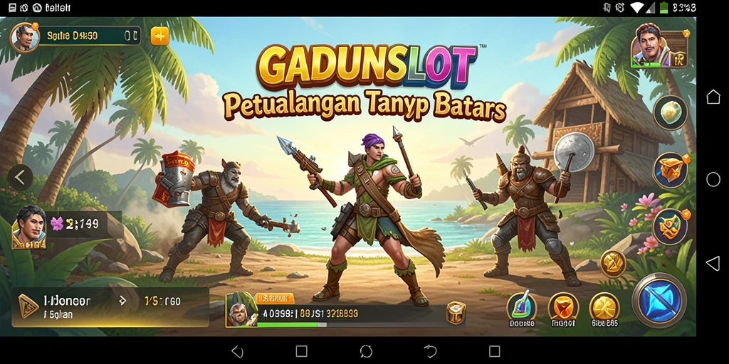 Screenshot GADUNSLOT menampilkan eksplorasi dunia terbuka yang menakjubkan.