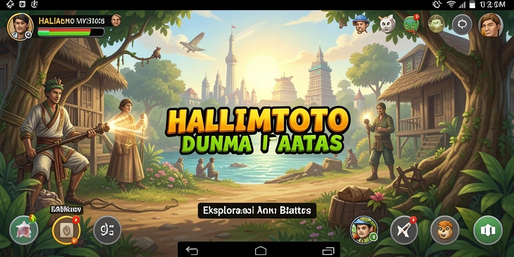 Tampilan gameplay menarik di dunia Open World HALIMTOTO.