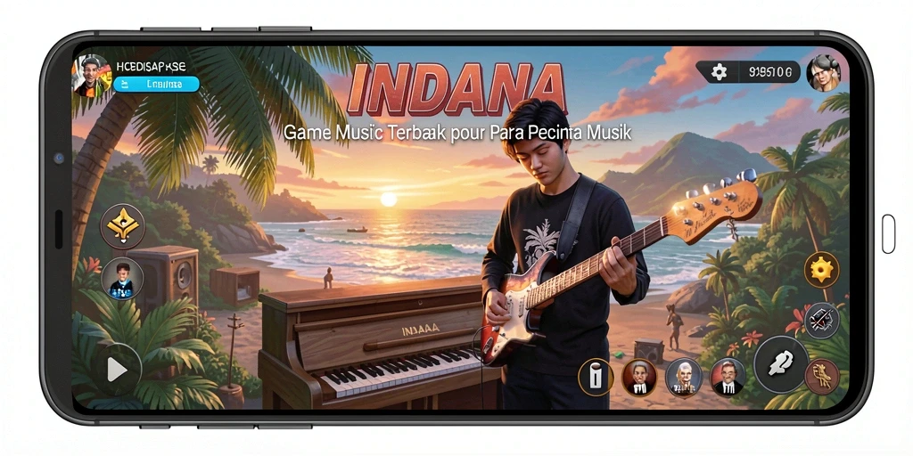 Tampilan gameplay <strong>INDAAA</strong> yang seru dan interaktif di layar.