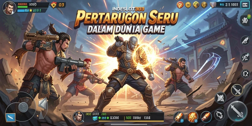 Gameplay Fighting yang seru dan mengasyikkan di INDESLOT303.