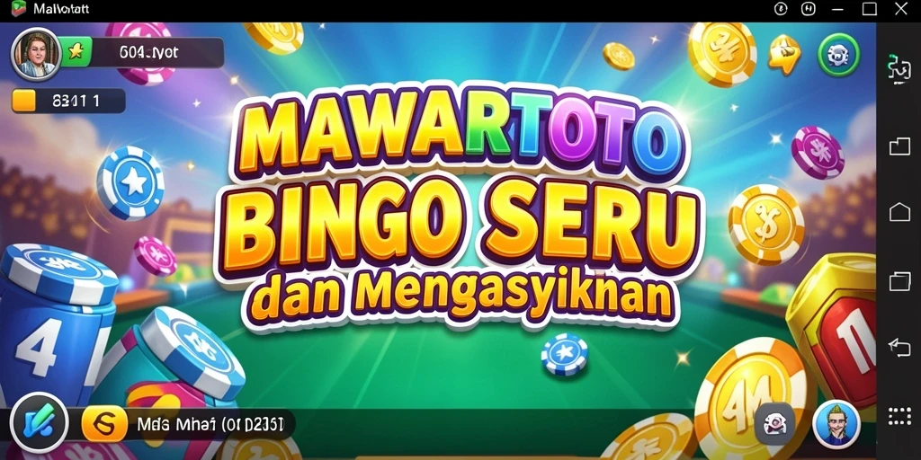 Tampilan gameplay Bingo yang menarik di MAWARTOTO.