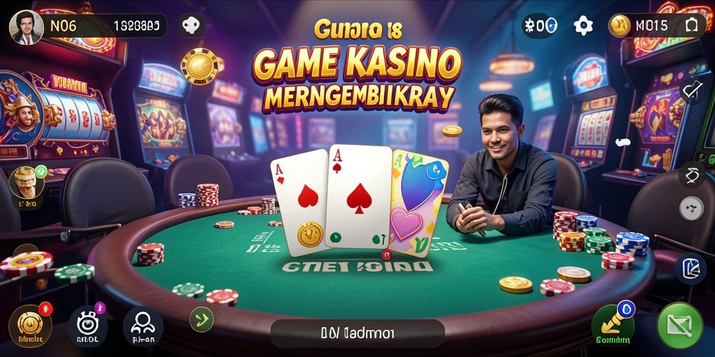 Tampilan gameplay N06 yang seru dan menggembirakan dari dunia Kasino.