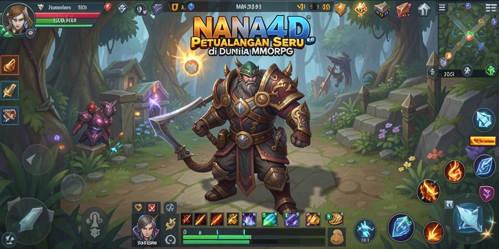 Tampilan screenshot gameplay NANA4D yang memukau dan mendebarkan.