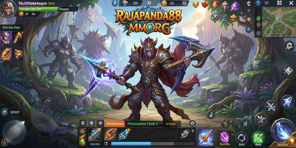 Tampilan gameplay RAJAPANDA88 yang seru dan menarik.