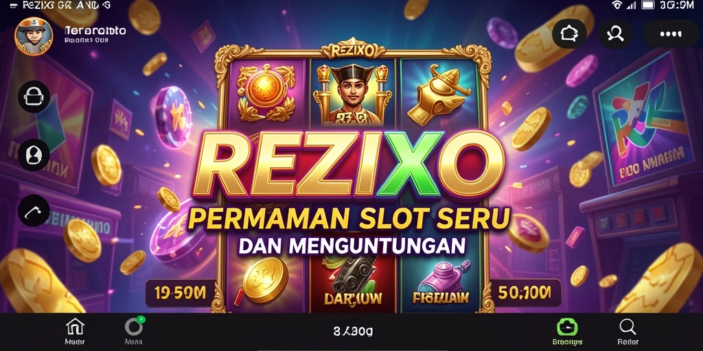Menampilkan gameplay mendebarkan di REZIXO dengan berbagai pilihan slot.