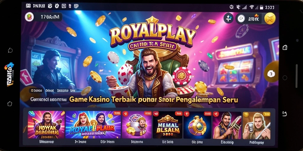 Tampilan dinamis dari gameplay menarik dalam ROYALPLAY.