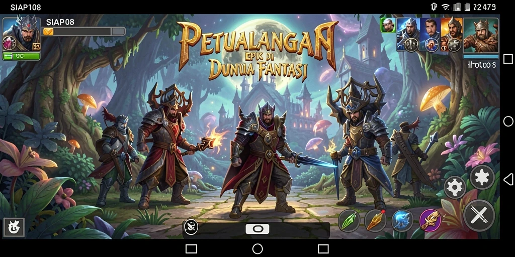 Tampilan gameplay SIAP108 yang penuh aksi dan petualangan RPG menunggu Anda.