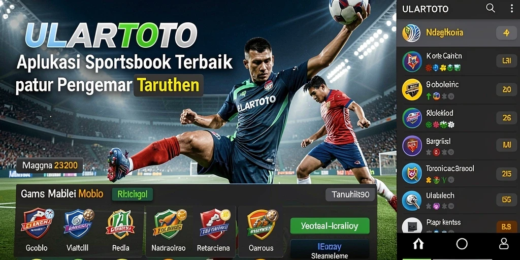 Tampilan utama ULARTOTO dengan berbagai pilihan taruhan olahraga.