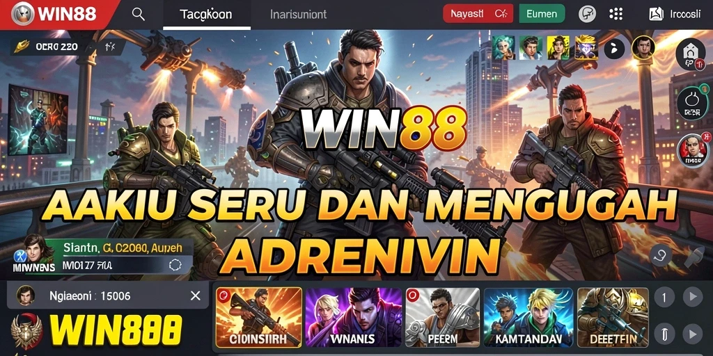 Tampilan gameplay mendebarkan dari WIN88 dengan aksi tanpa henti.