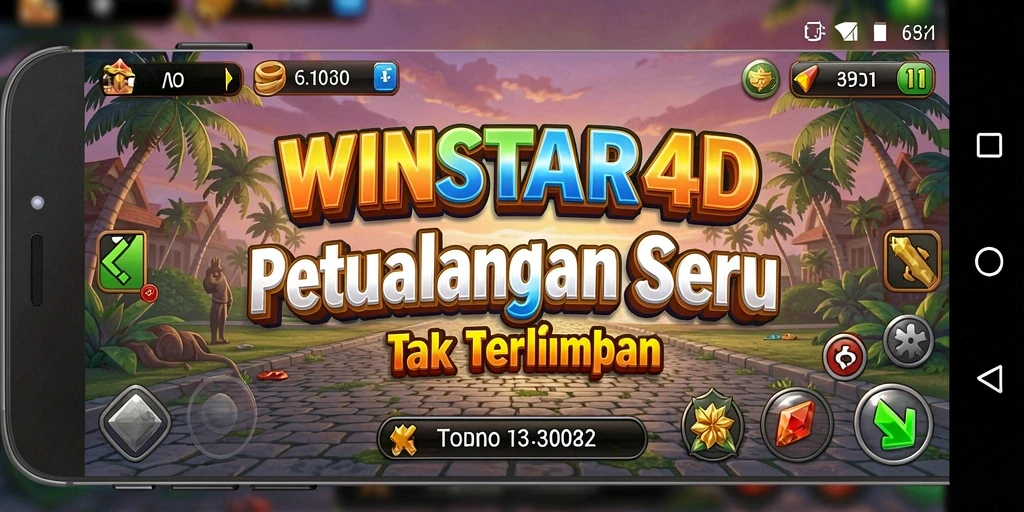 Screenshot gameplay WINSTAR4D menampilkan petualangan seru di dunia yang menakjubkan.