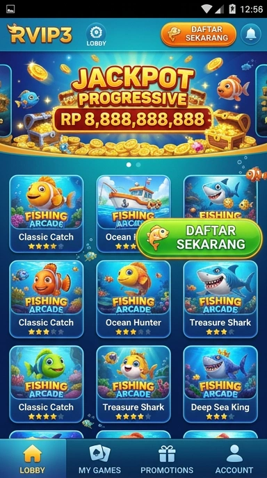Tampilan antarmuka pengguna di rvip3 yang sederhana dan efektif.